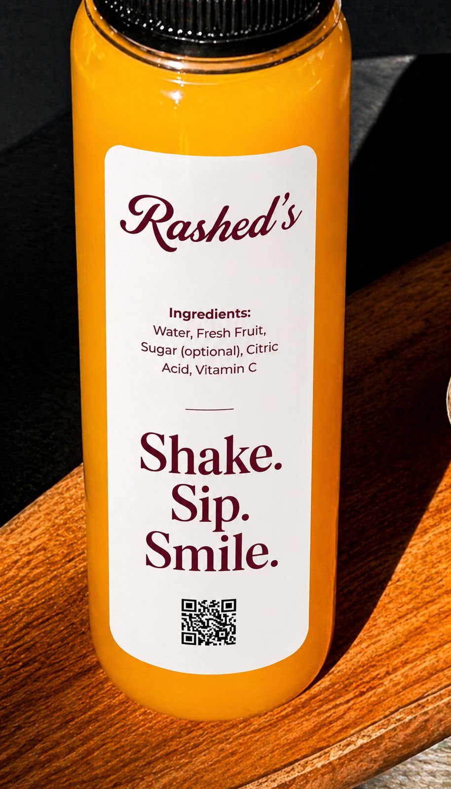 Rashed's Juice — Shake. Sip. Smile.